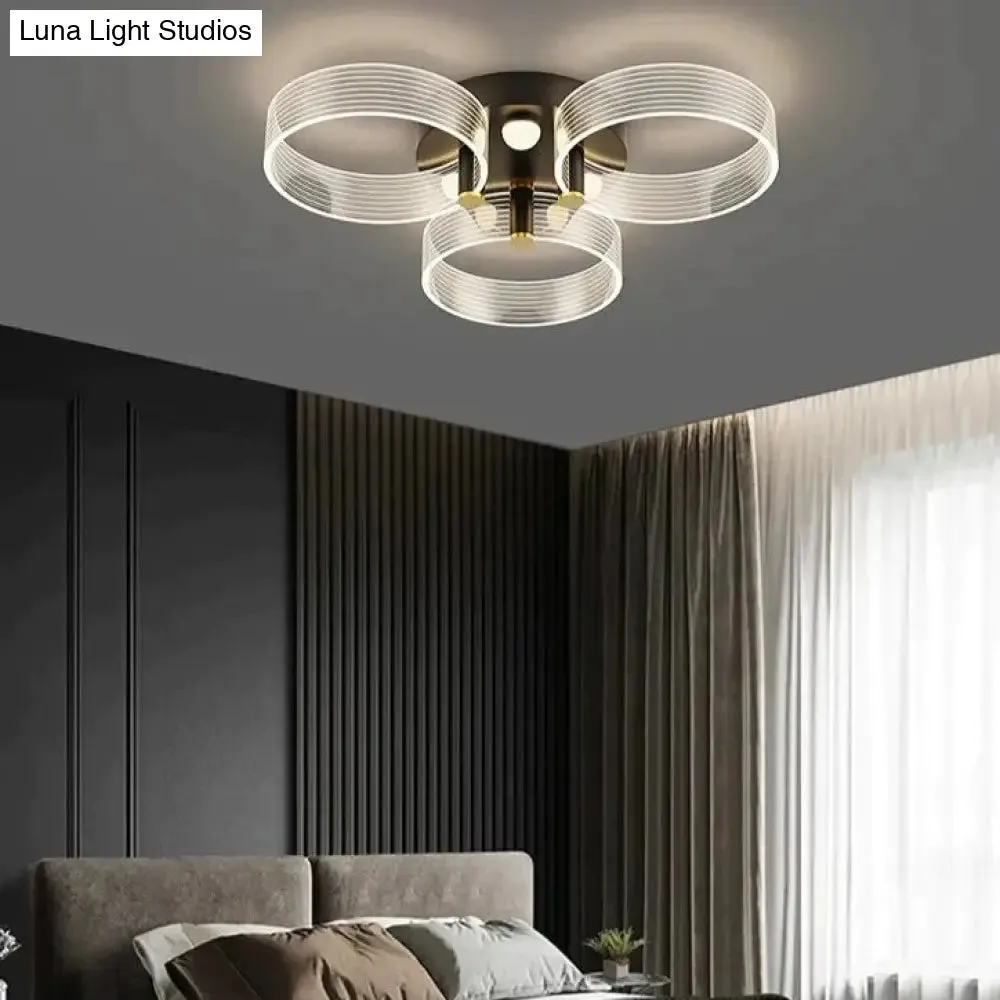 New Modern Simple Bedroom Lamp Ceiling Lamp