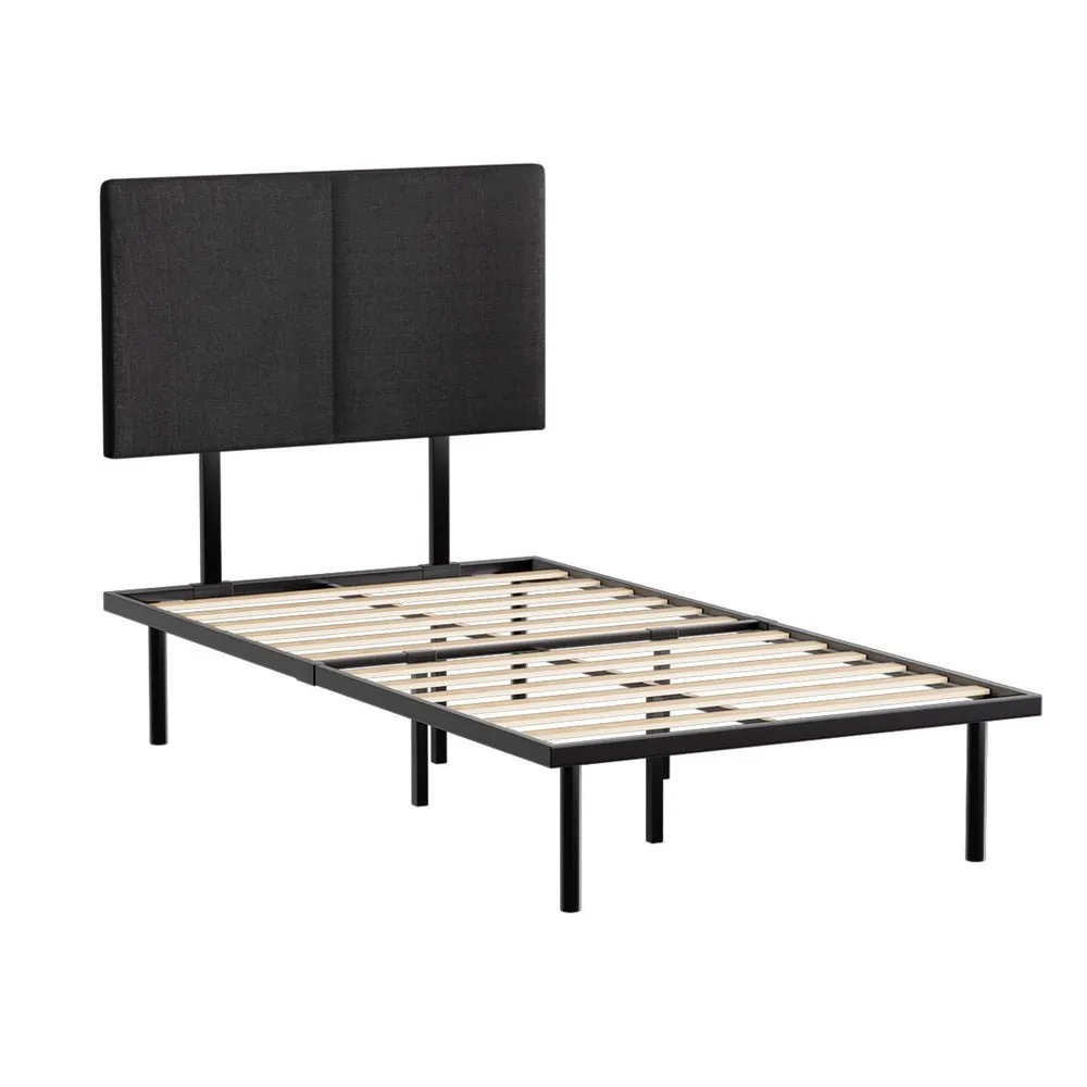 Norwood King Single Modern Bed Frame Black