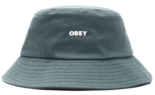 Obey Bold Twill Bucket Hat Leaf