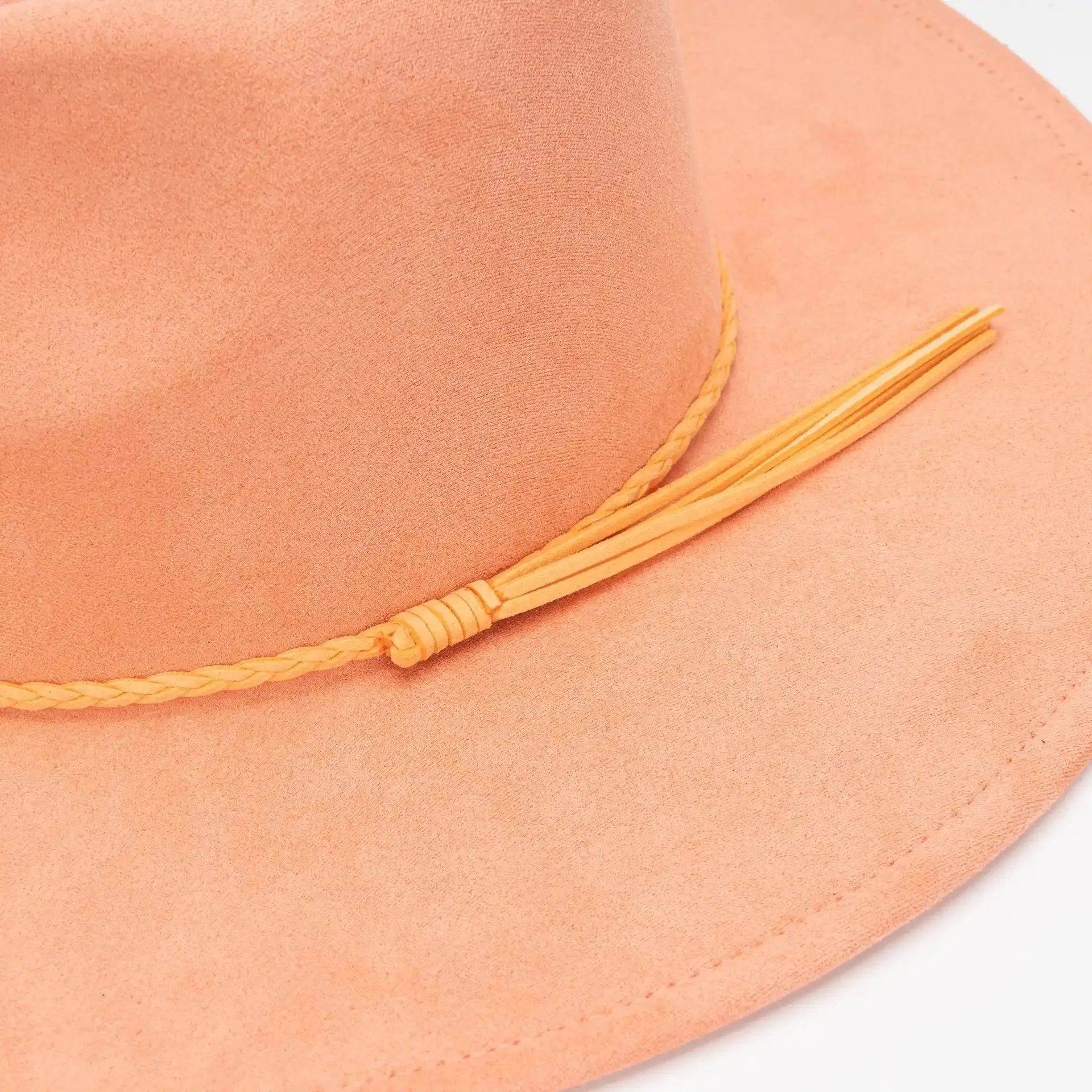 Peach Gentlemen Felt Cowboy Hat