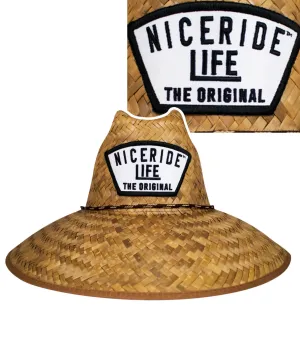 "Grinder" STRAW SUN HAT - Unisex Beach Hat