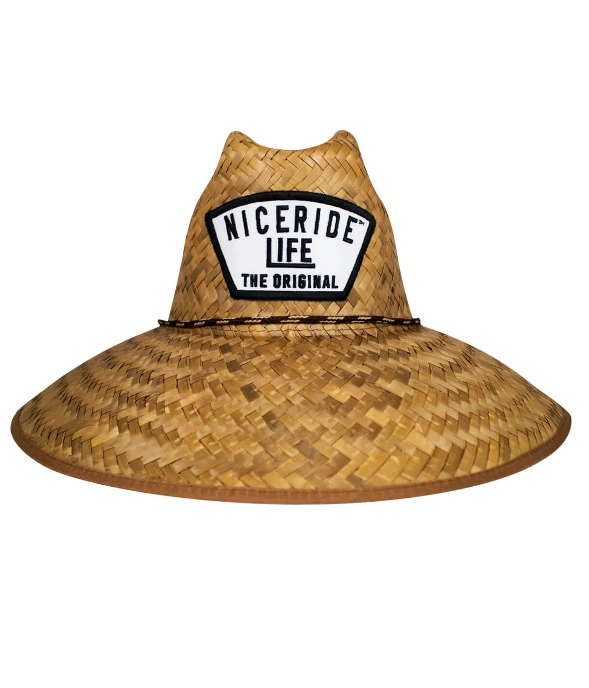 "Grinder" STRAW SUN HAT - Unisex Beach Hat