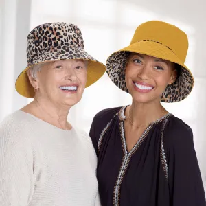 Reversible Leopard Bucket Hat