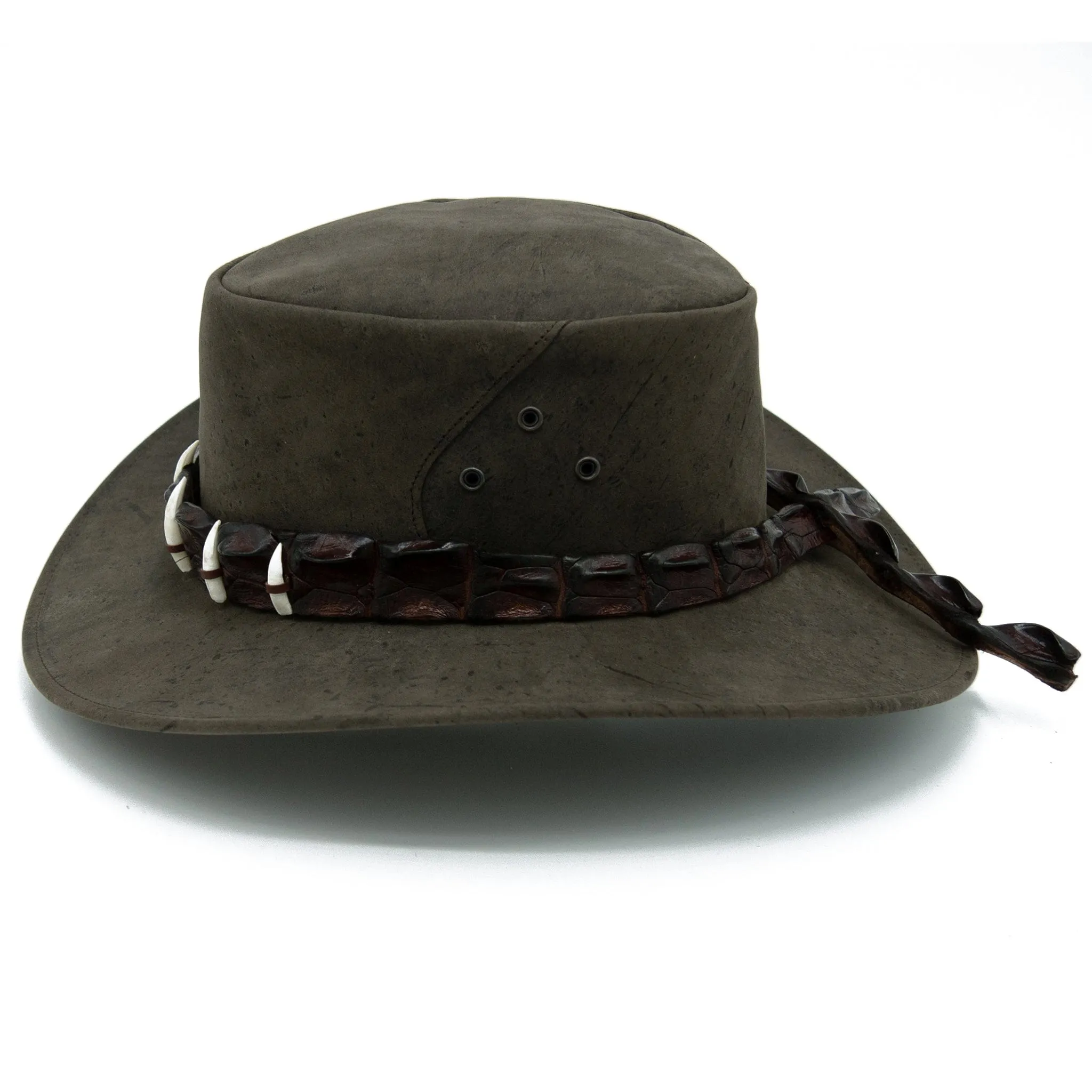 Roo Dundee Leather Hat