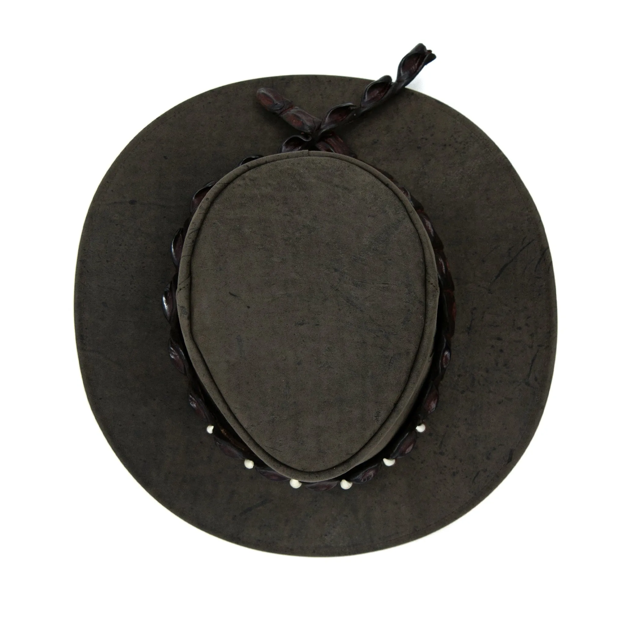 Roo Dundee Leather Hat