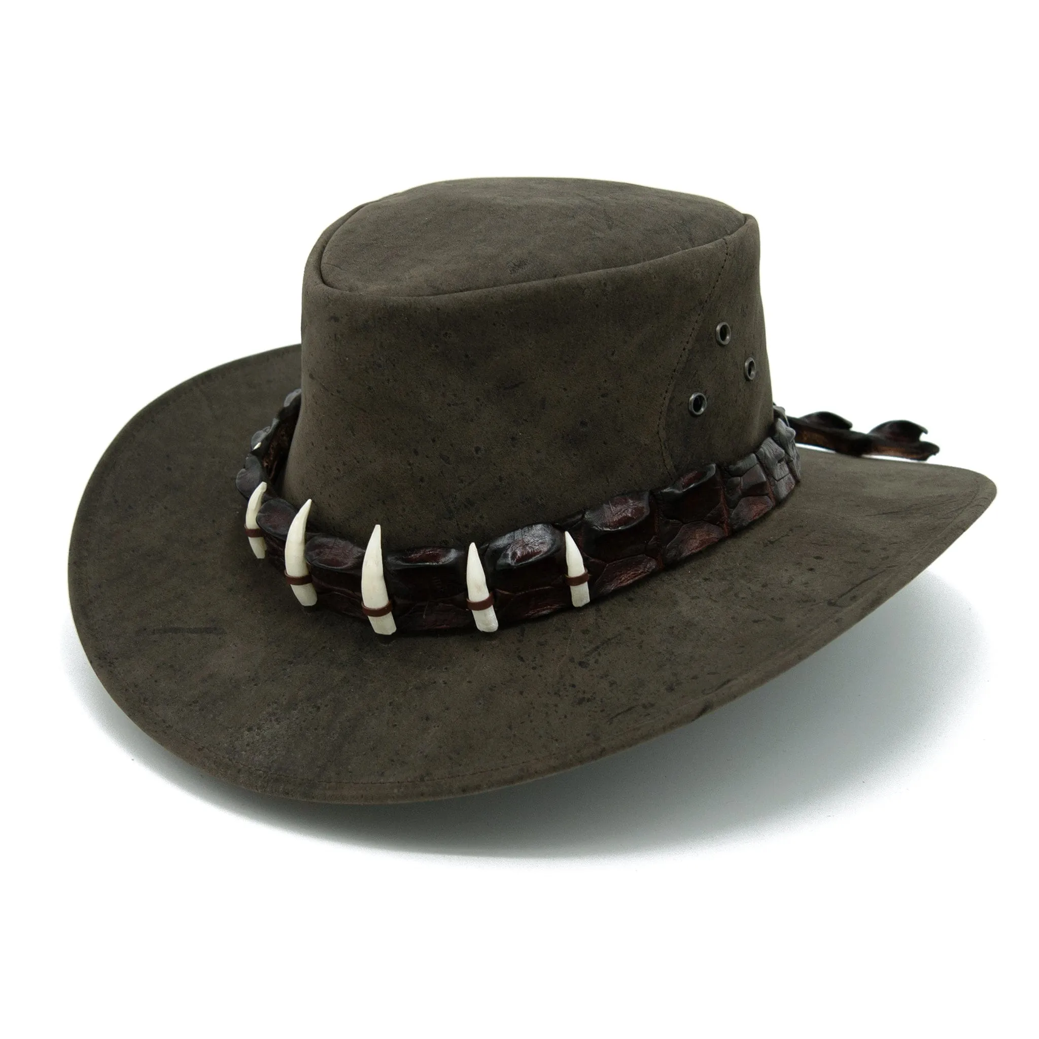Roo Dundee Leather Hat