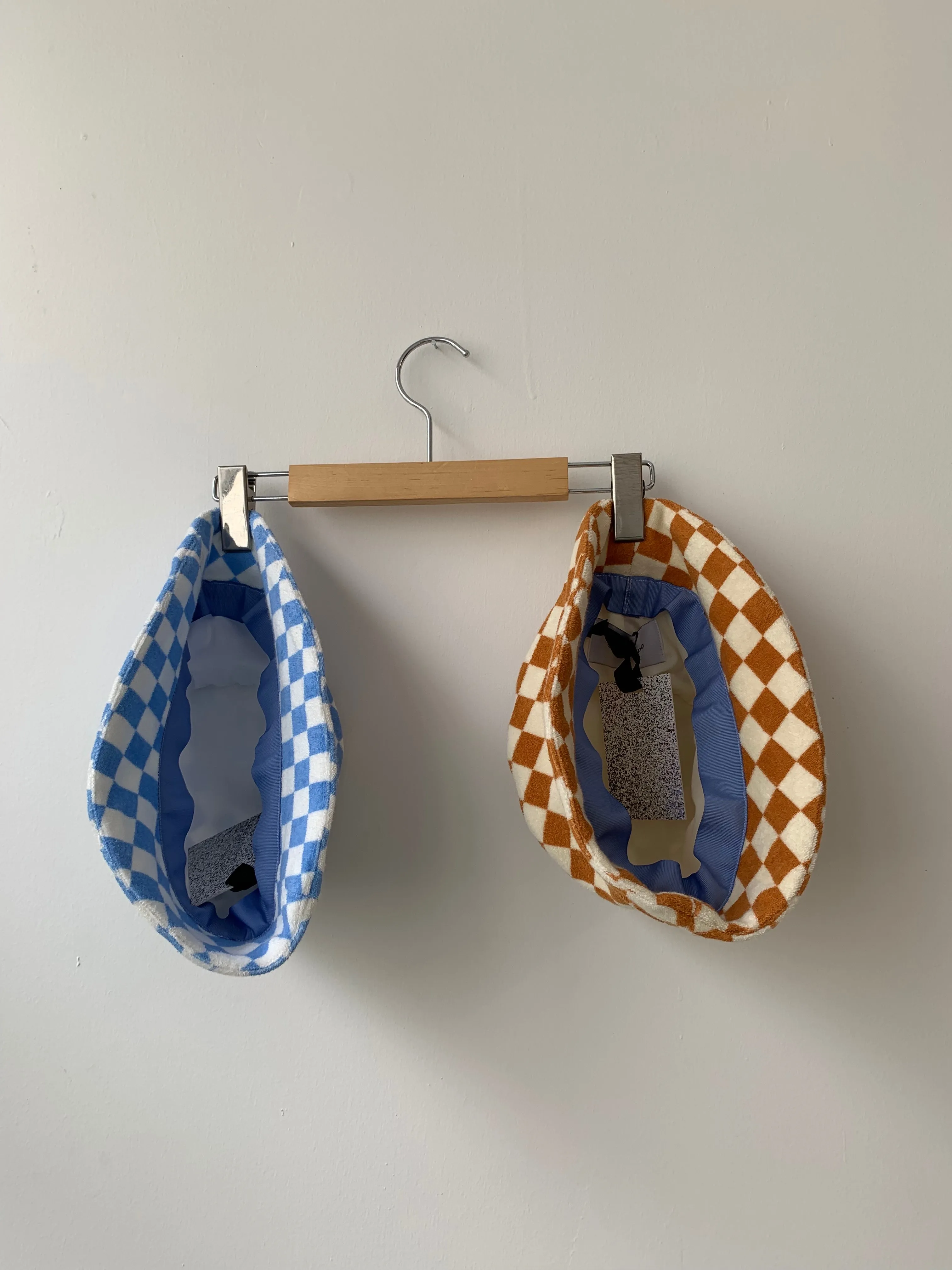 SAMPLE CHASSE ET PÊCHE checkered bucket hat-XS/S