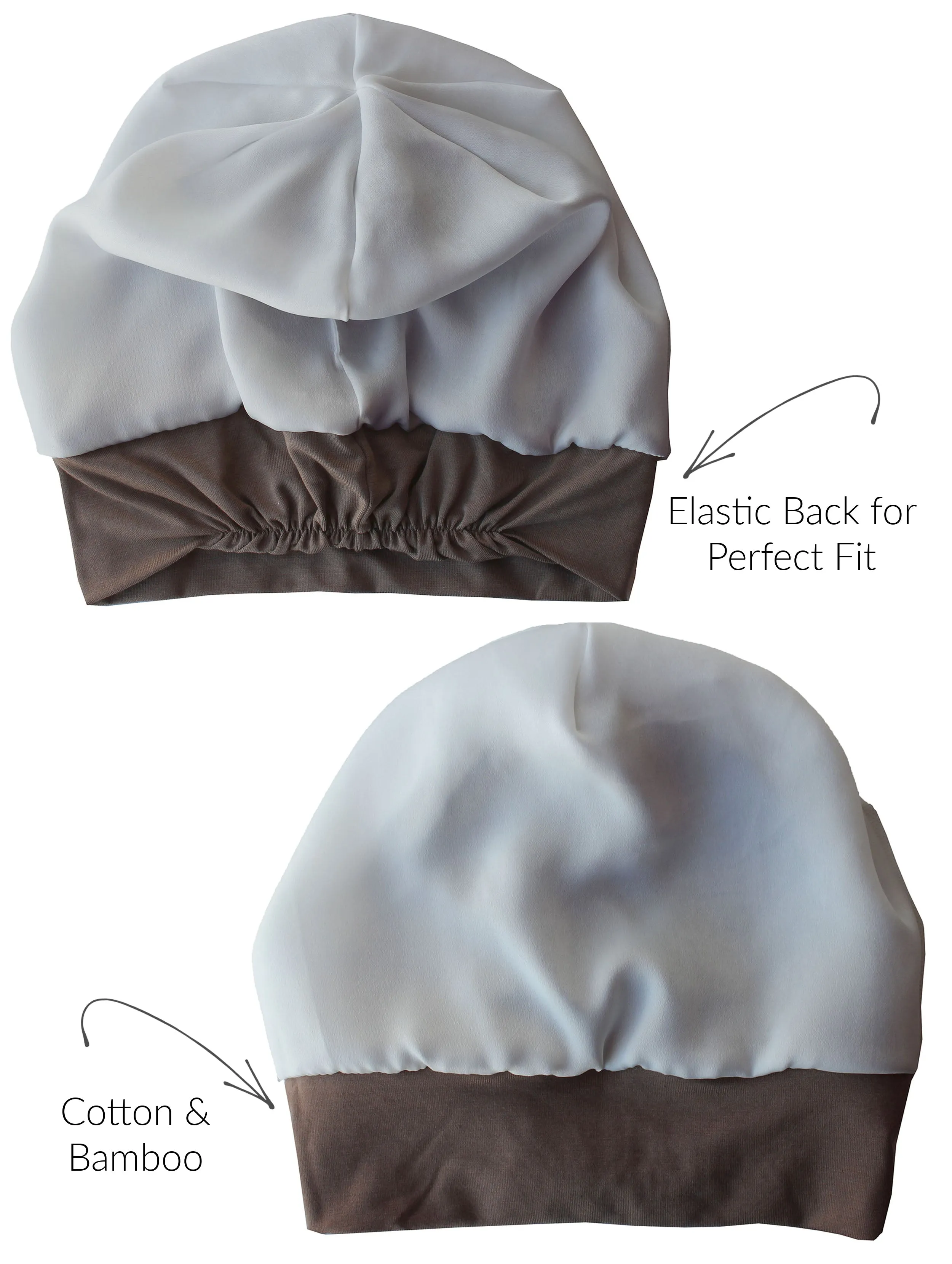 Satin Inlined Bamboo Sleep Cap