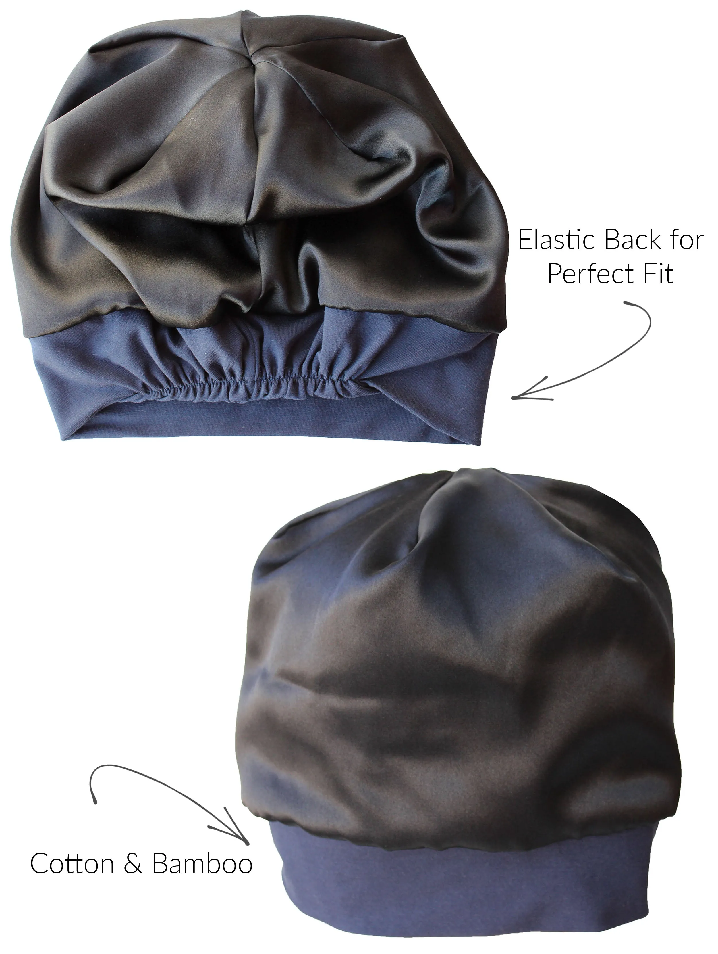 Satin Inlined Bamboo Sleep Cap