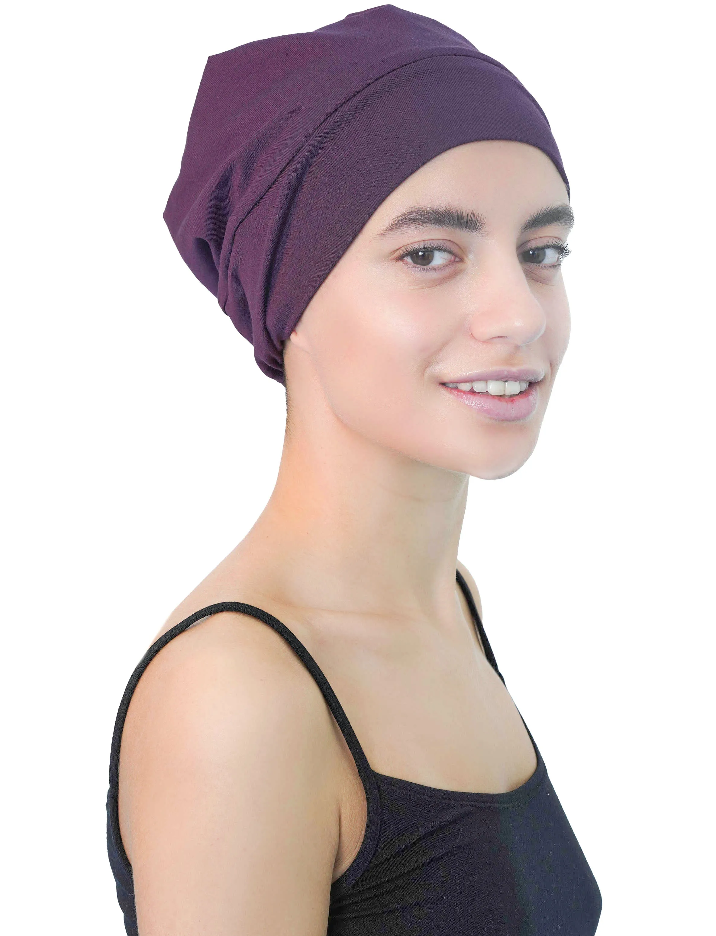 Satin Inlined Bamboo Sleep Cap
