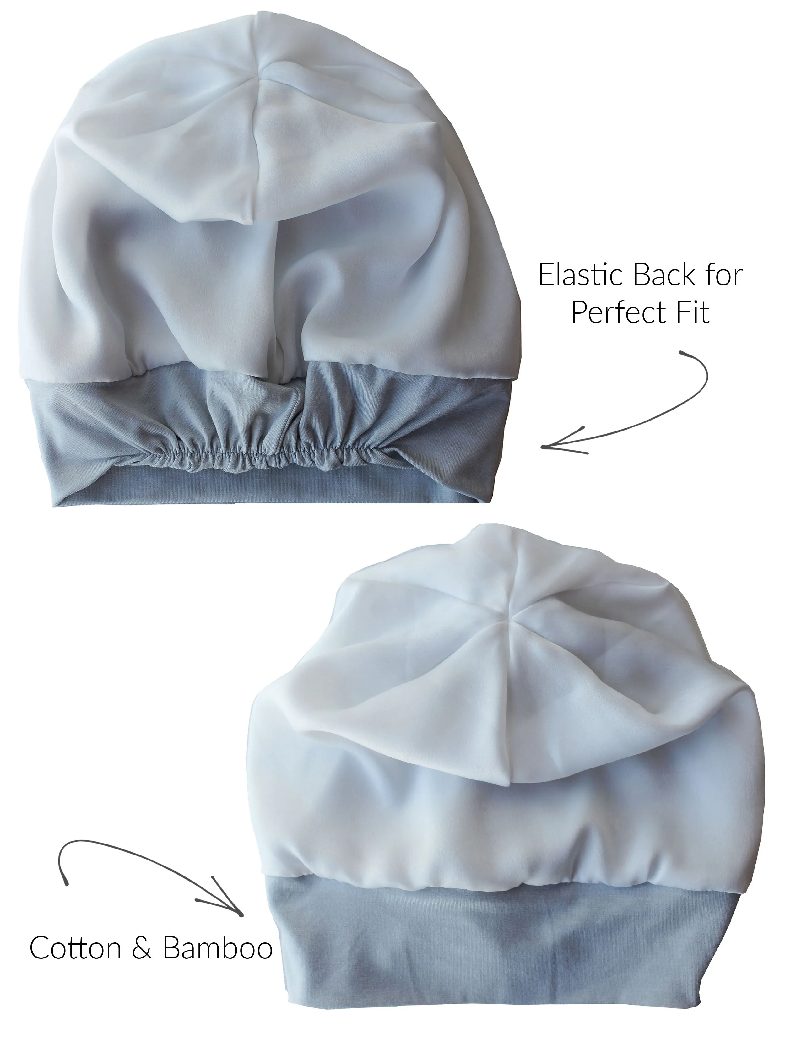 Satin Inlined Bamboo Sleep Cap