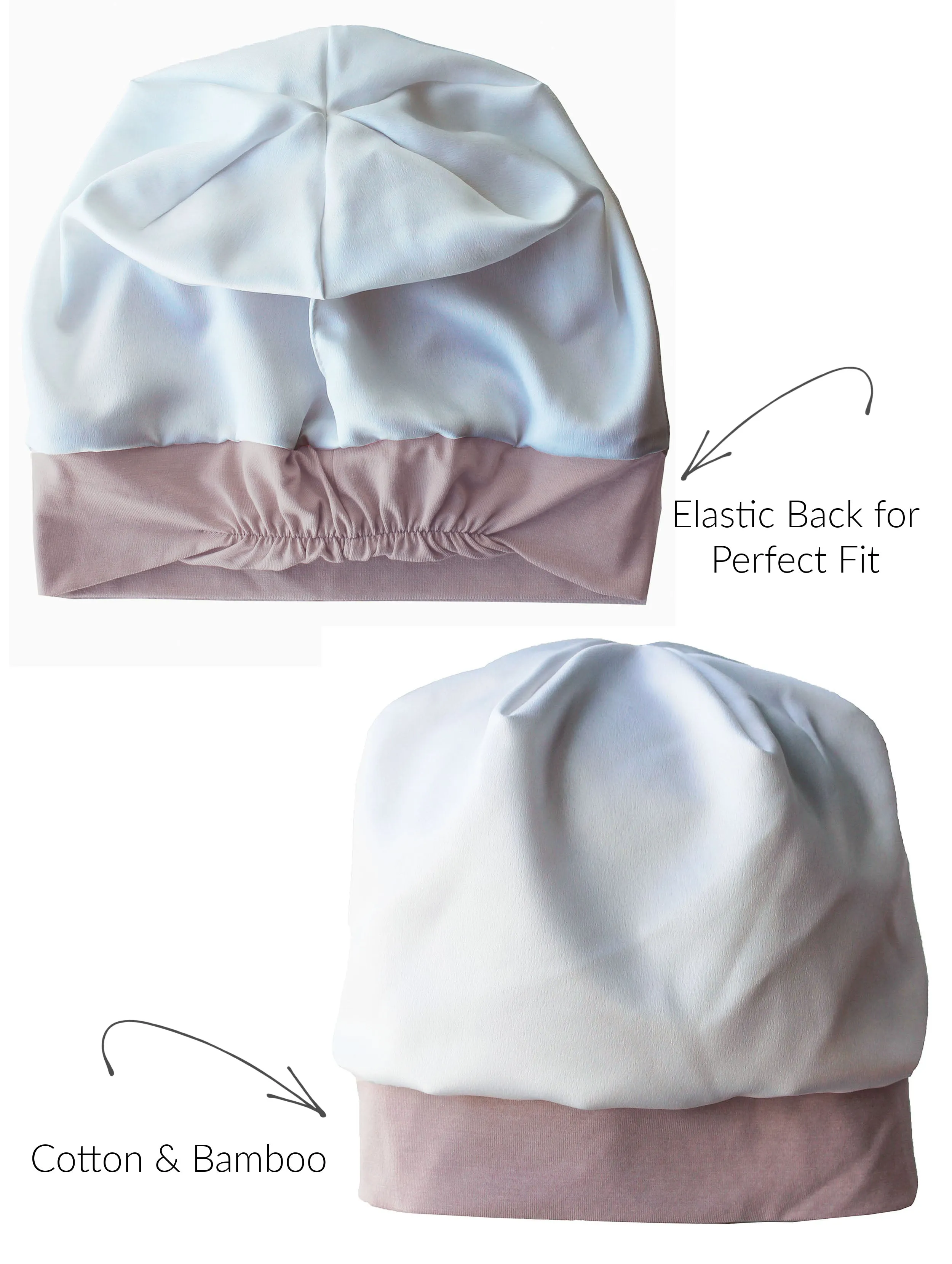 Satin Inlined Bamboo Sleep Cap