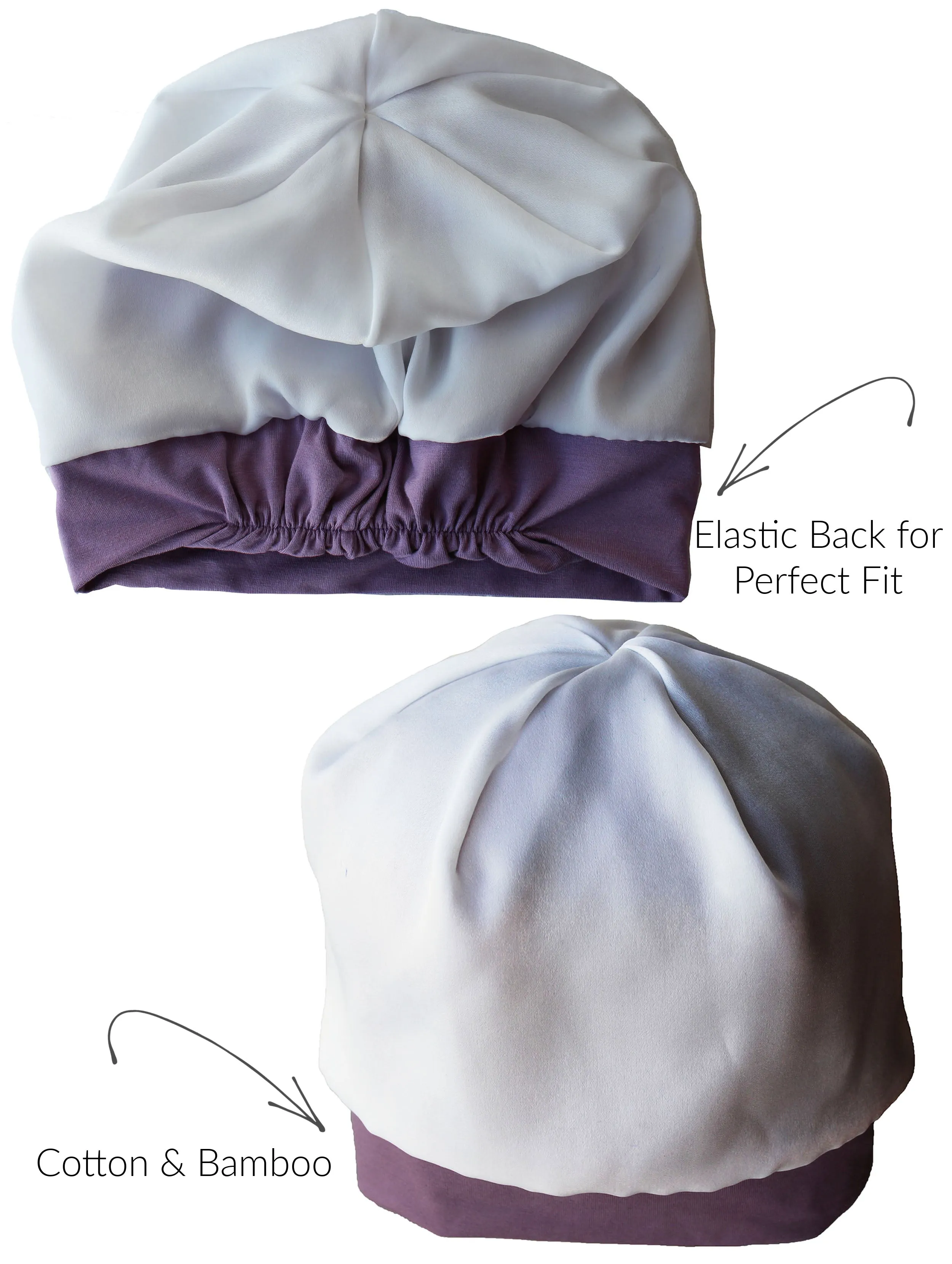 Satin Inlined Bamboo Sleep Cap