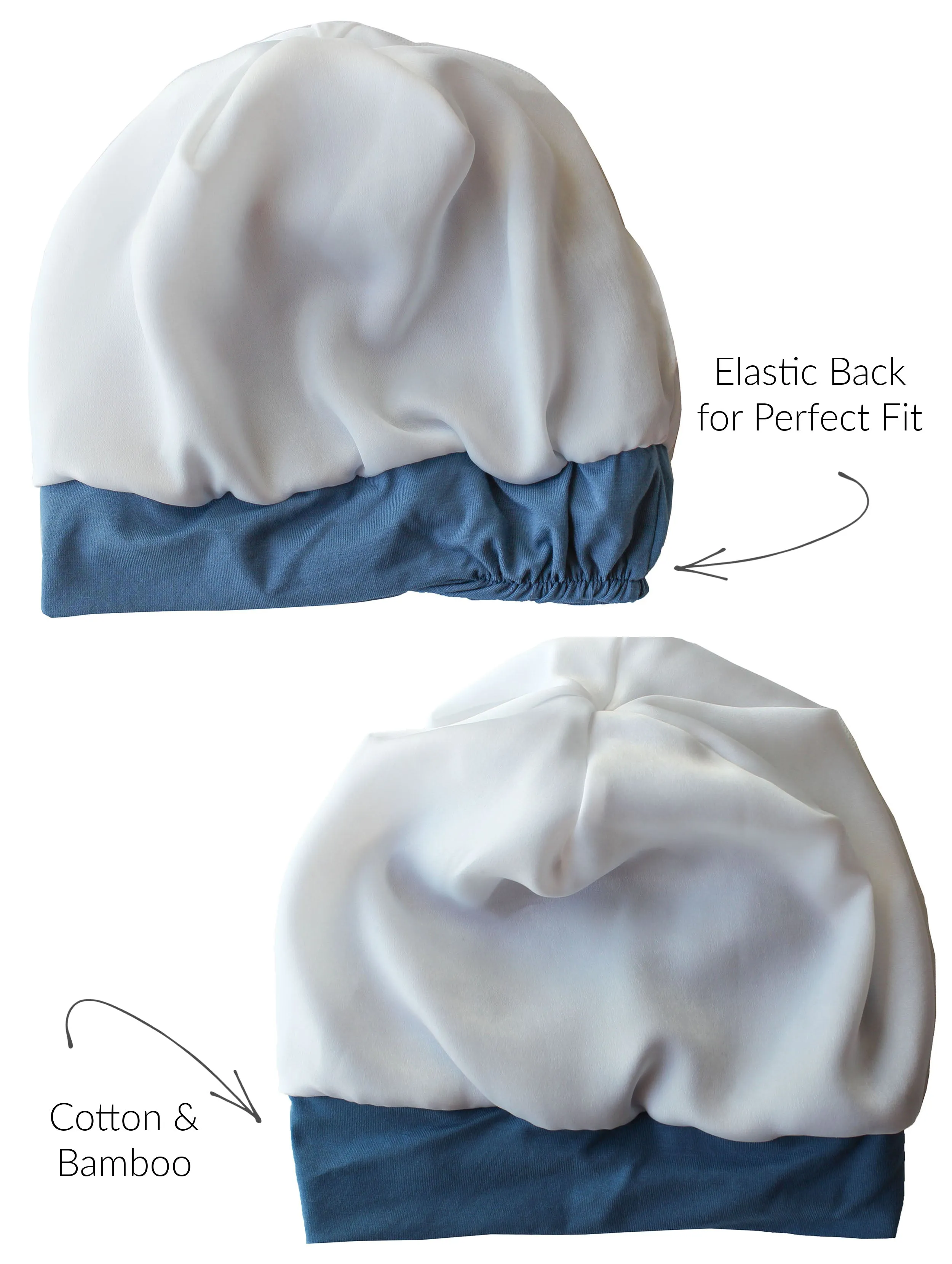 Satin Inlined Bamboo Sleep Cap