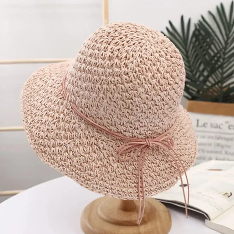 Sun Hats Women Straw Hat Sunproof Sunhat Korean Fashion Summer All-match Beach Cap Casual Harajuku Elegant Lady Solid Streetwear
