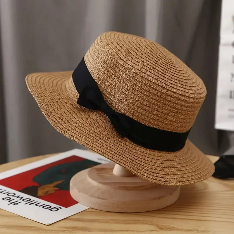 Sun Hats Women Straw Hat Sunproof Sunhat Korean Fashion Summer All-match Beach Cap Casual Harajuku Elegant Lady Solid Streetwear