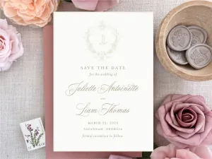 The Juliette - Letterpress Save the Dates