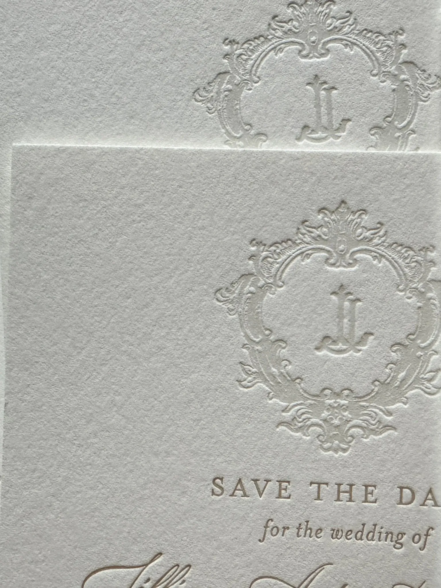 The Juliette - Letterpress Save the Dates