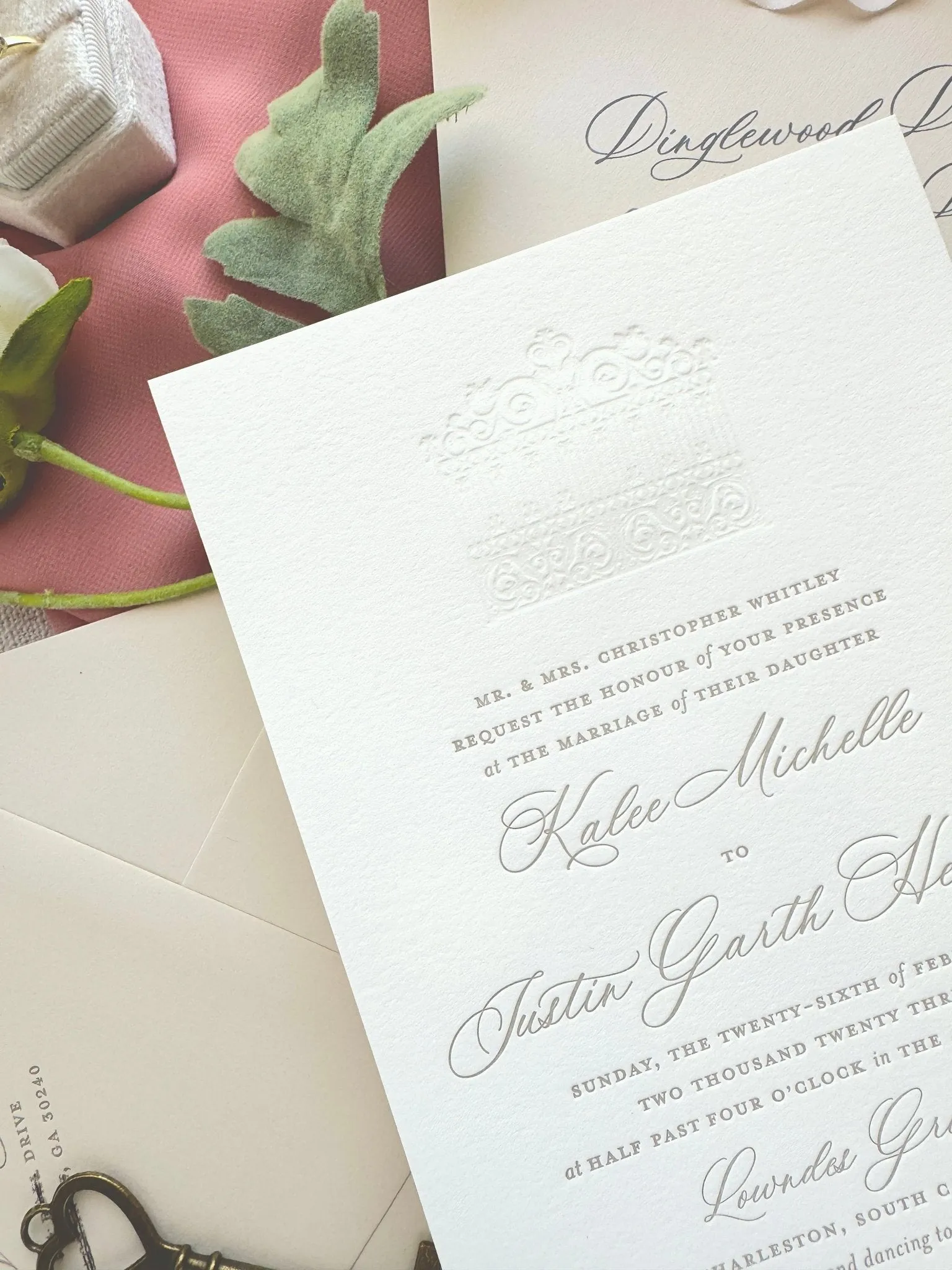 The Juliette - Letterpress Save the Dates