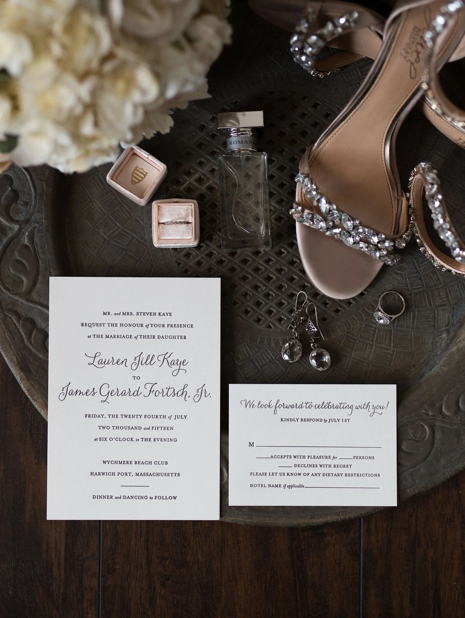The Lily Suite  - Letterpress Wedding Invitations