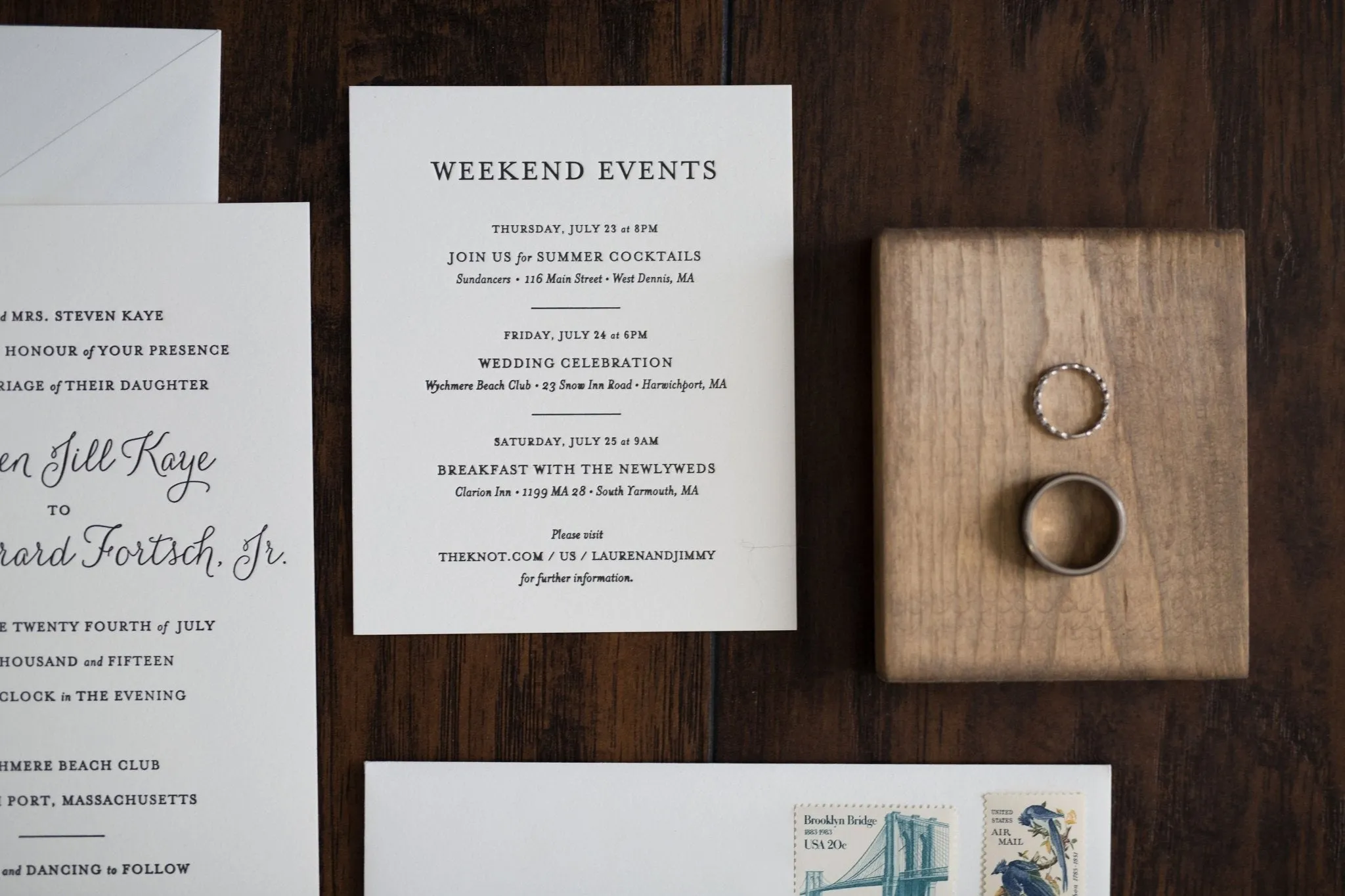 The Lily Suite  - Letterpress Wedding Invitations