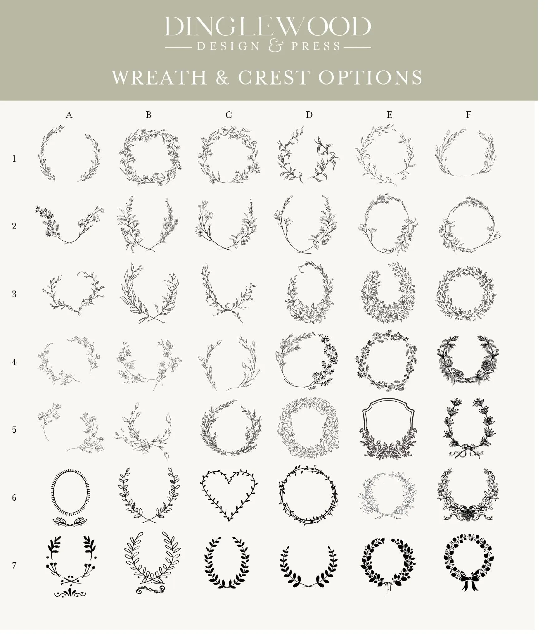 The Lily Suite  - Letterpress Wedding Invitations