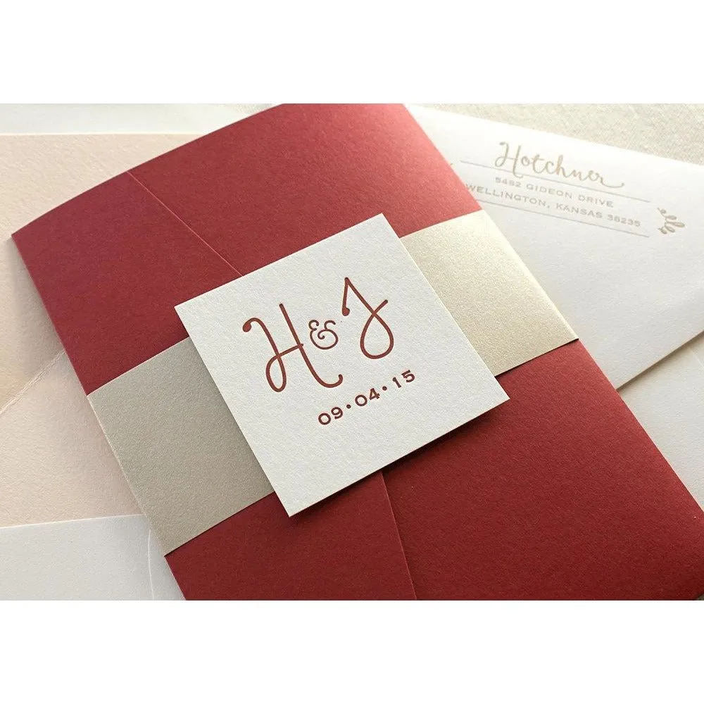 The Thistle Suite - Letterpress Wedding Invitations