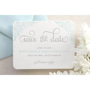 The Zinnia Suite - Letterpress Save the Dates
