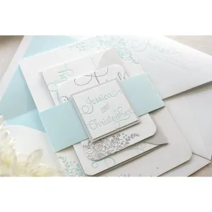 The Zinnia Suite - Letterpress Wedding Invitations