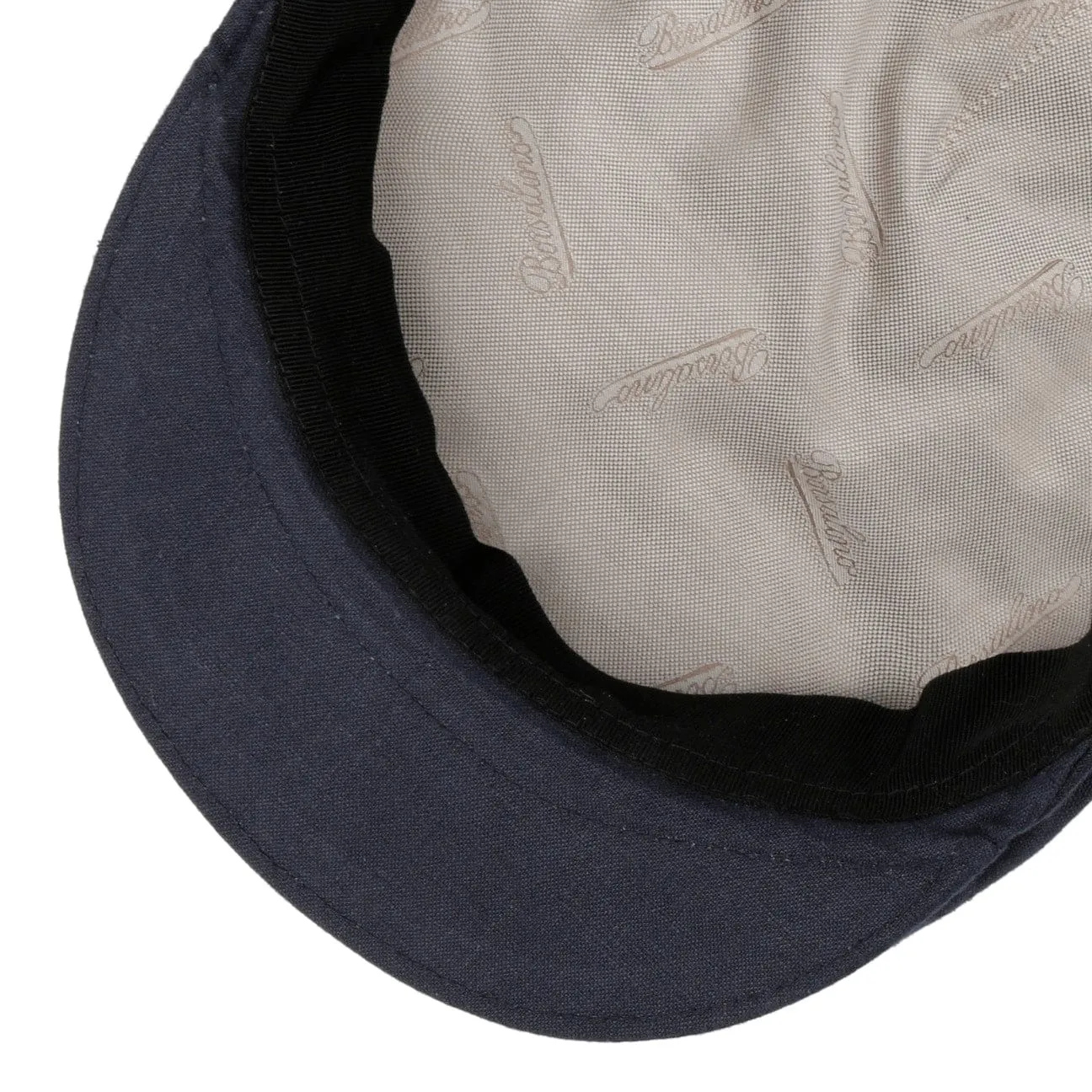 Uni Linen Flat Cap by Borsalino