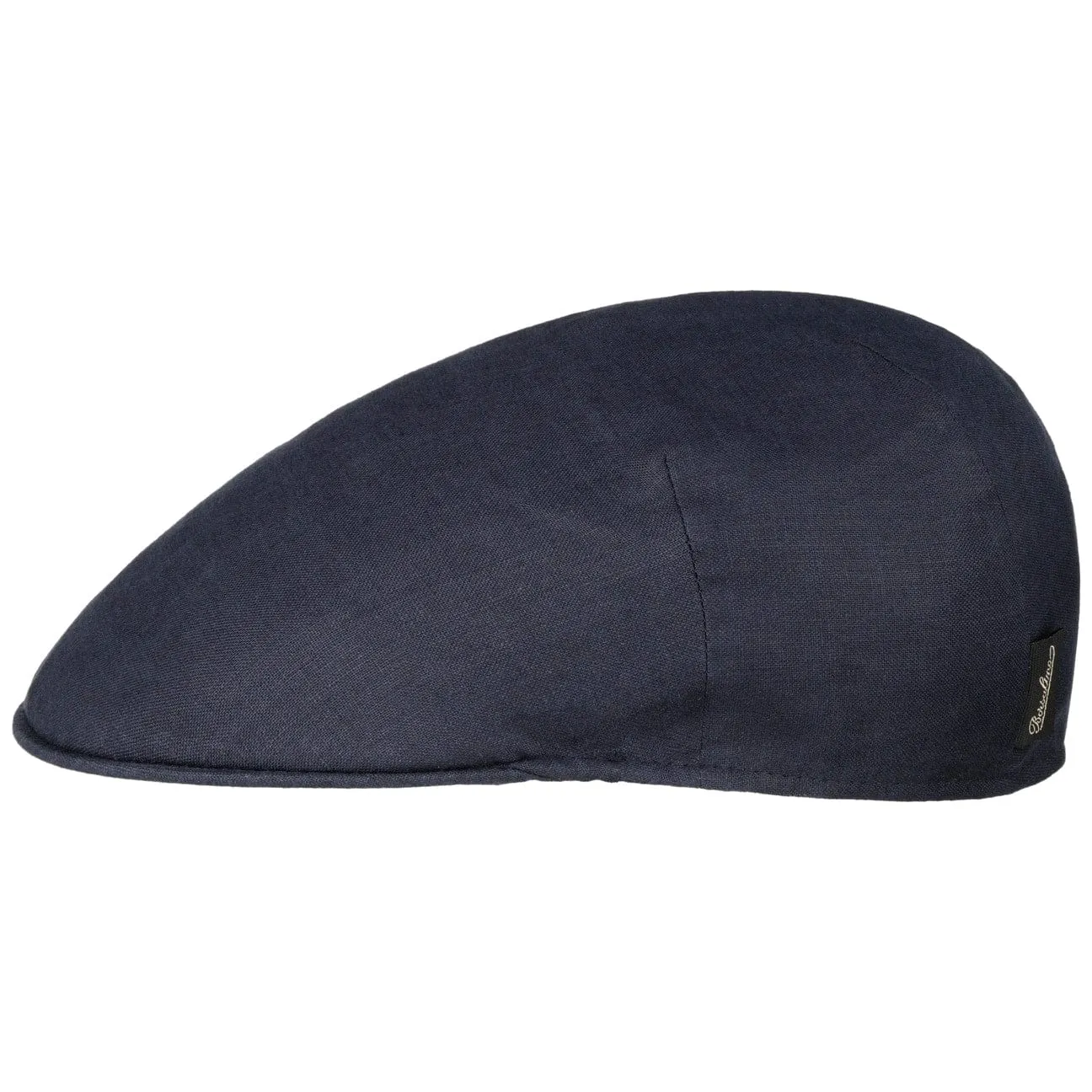 Uni Linen Flat Cap by Borsalino