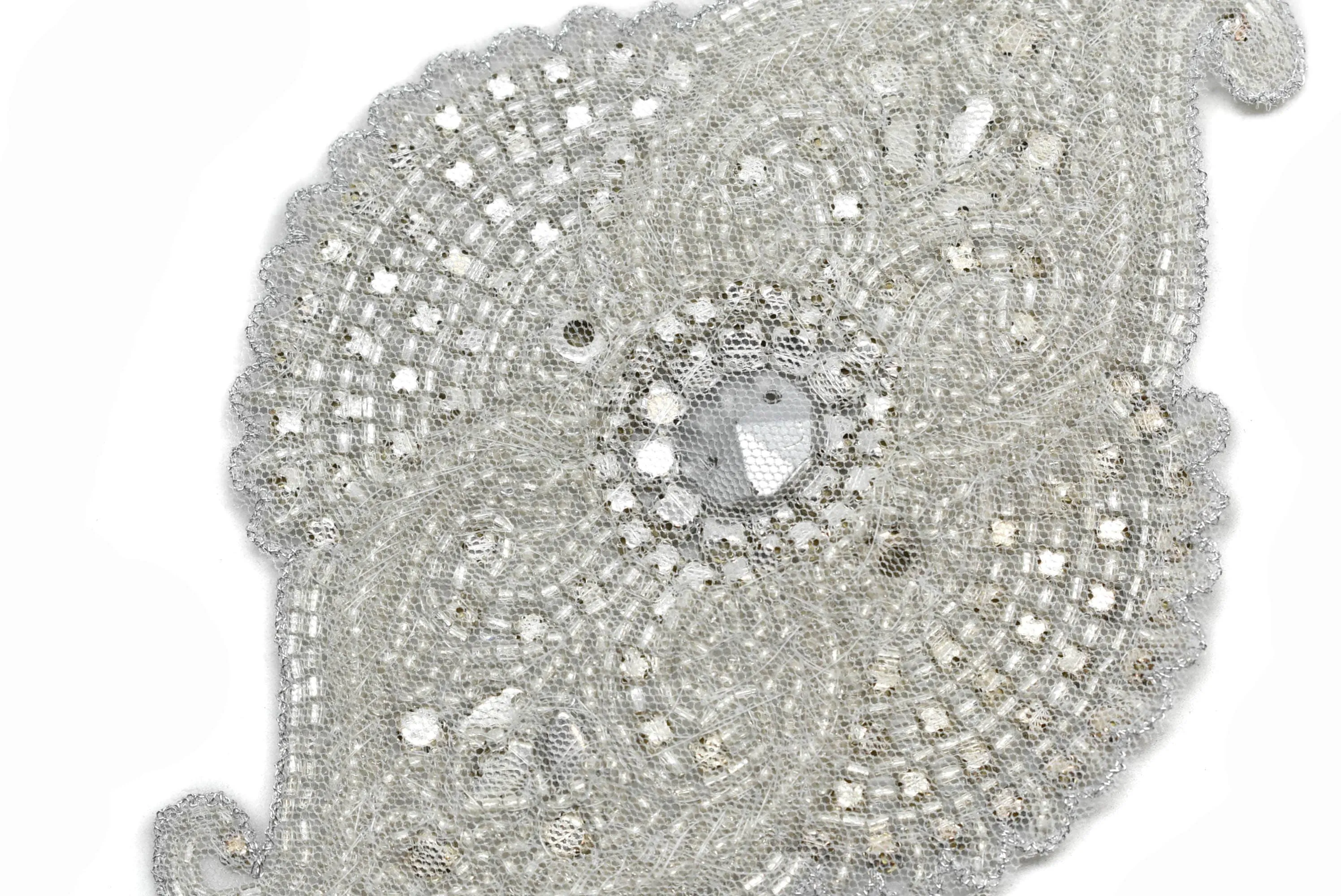 Unique Gold & Silver Appliques 8.50" x 4.50" - 1 Piece