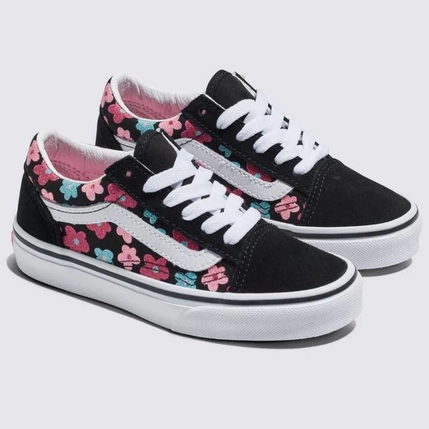 Vans Old Skool Flower Kids Shoe