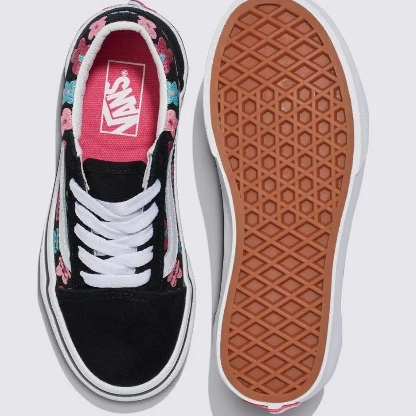 Vans Old Skool Flower Kids Shoe