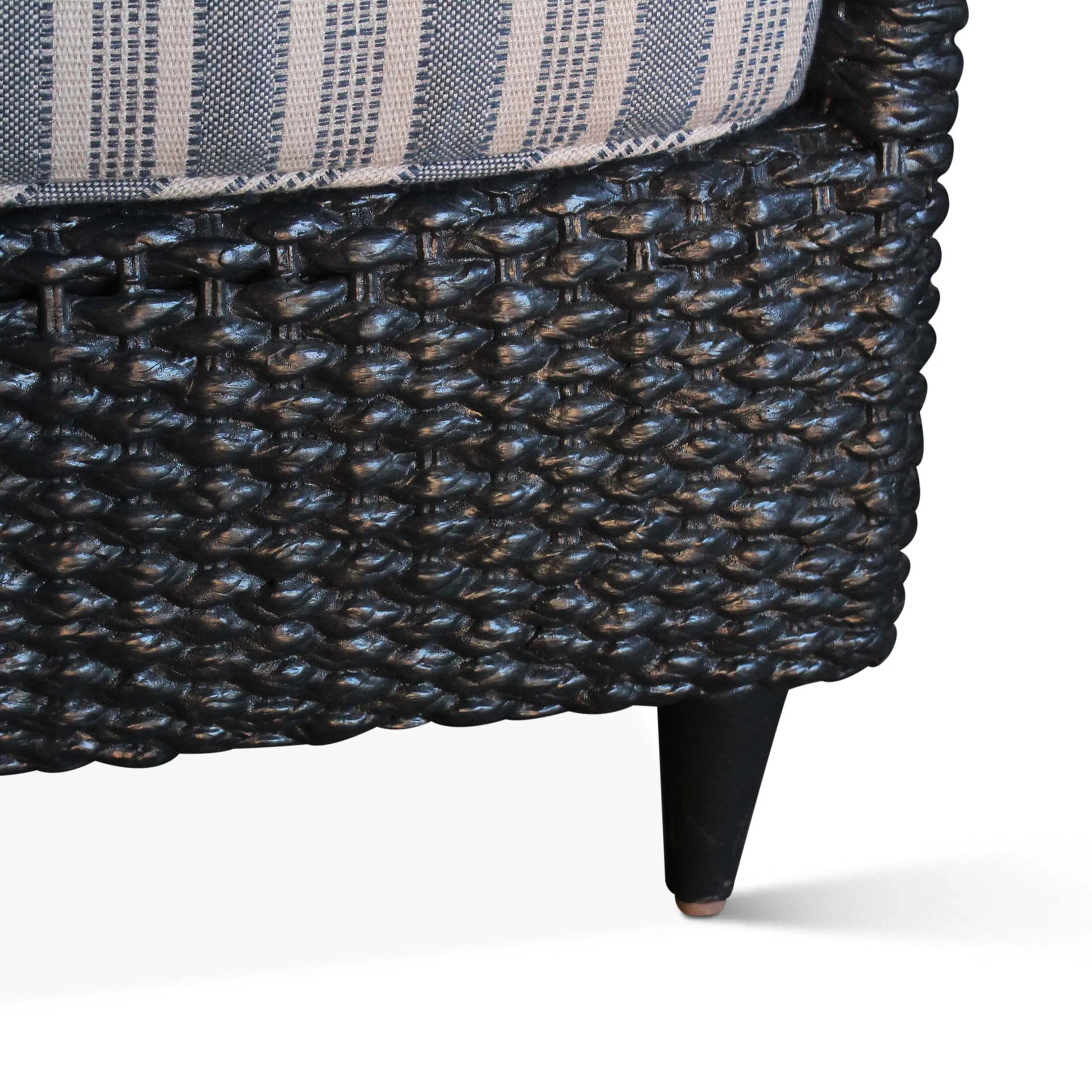 Vintage Pair of Woven Seagrass Armchairs