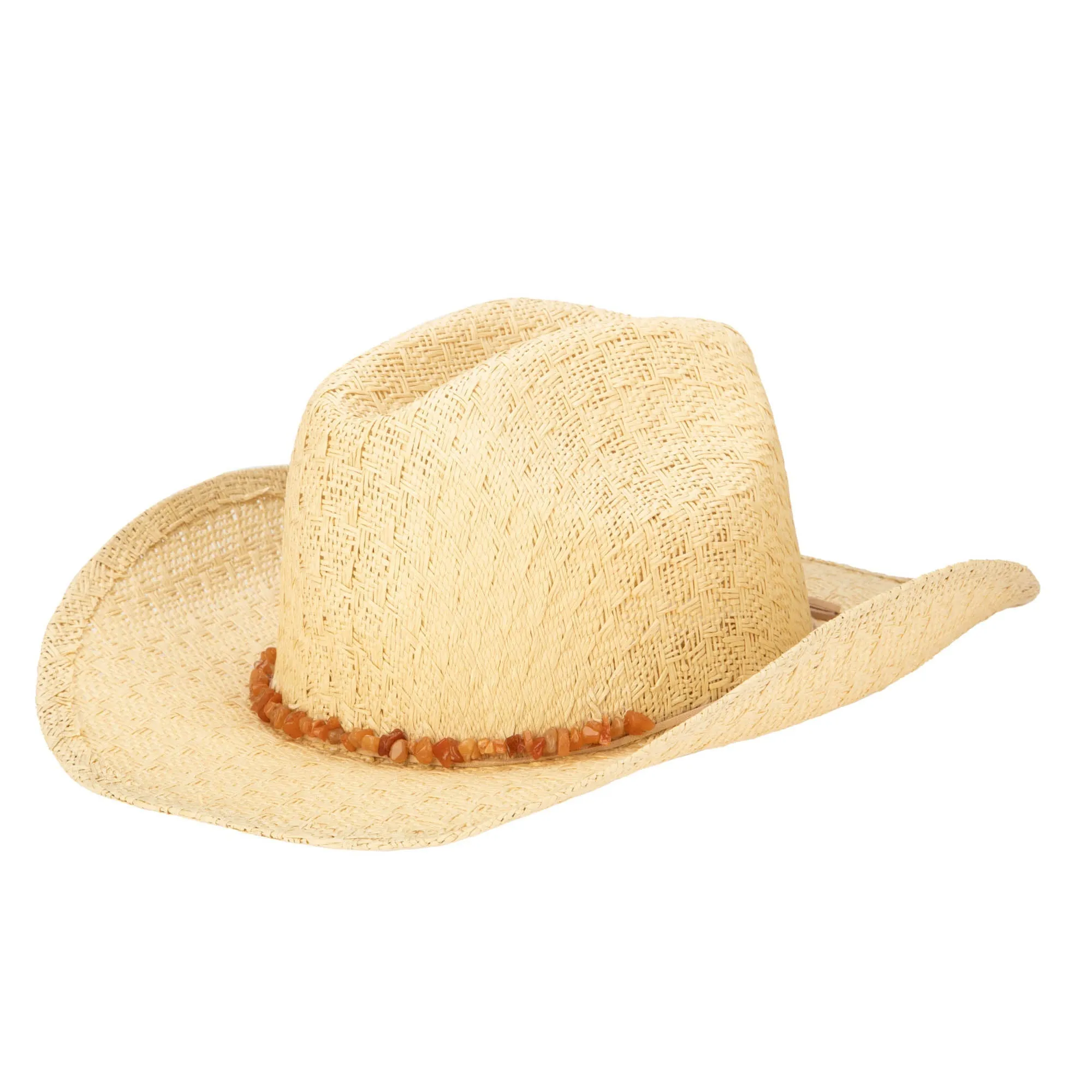 Women's Paperbraid Cowboy with Layered Bands