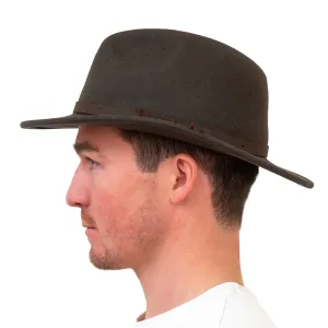 Wool Felt Hat, Brown