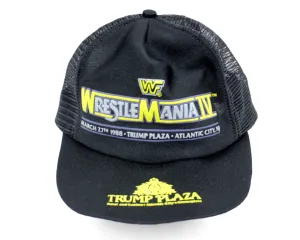WWF WRESTLEMANIA 4 HAT