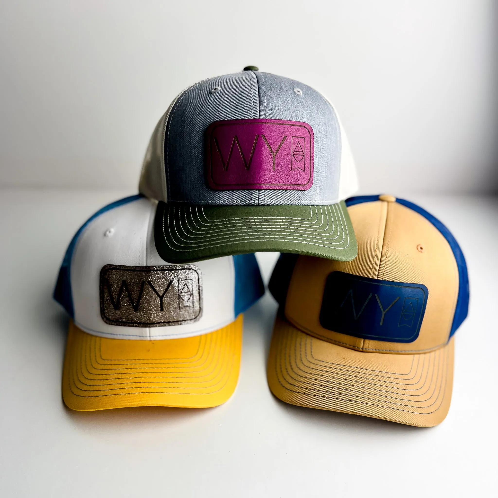 WY Trucker Hat | Mustard   Huckleberry